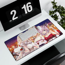 Load image into Gallery viewer, Fate/Grand Order Mashu Kyrielight, Saber Mouse Pad (Desk Mat) With Laptop
