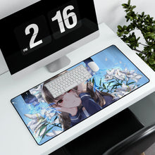 Load image into Gallery viewer, Anime Girl Mouse Pad (Desk Mat) With Laptop
