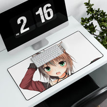 Load image into Gallery viewer, Anime Girl Mouse Pad (Desk Mat) With Laptop
