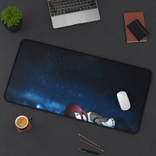 Load image into Gallery viewer, Makise Kurisu Mouse Pad (Desk Mat) On Desk
