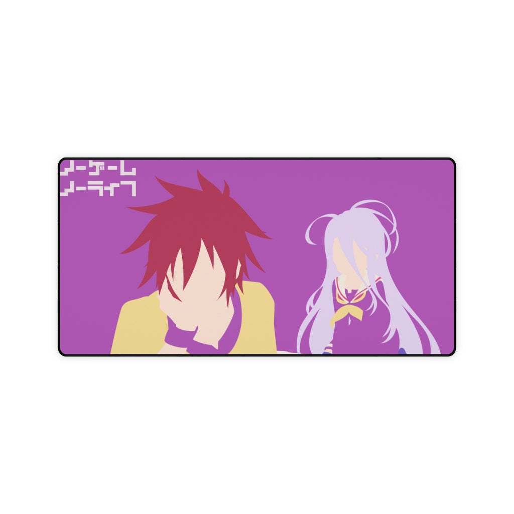 Sora and Shiro Mouse Pad (Desk Mat)