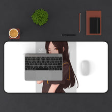 Load image into Gallery viewer, Schoolgirl Mouse Pad (Desk Mat) With Laptop
