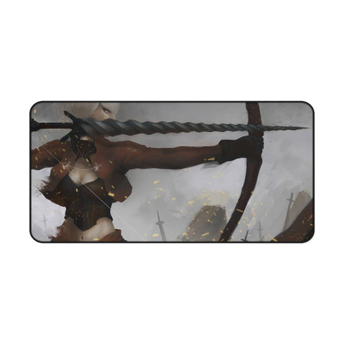 Female Archer Mouse Pad (Desk Mat)