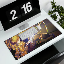 Load image into Gallery viewer, Zenitsu Agatsuma, Lightning, Katana, (Kimetsu no Yaiba), Mouse Pad (Desk Mat)
