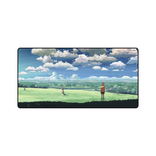 Alone in the field Mouse Pad (Desk Mat)