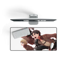 Load image into Gallery viewer, Eren,Mikasa and Armin Mouse Pad (Desk Mat)
