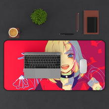 Load image into Gallery viewer, Wonder Egg Priority Rika Kawai Mouse Pad (Desk Mat) With Laptop
