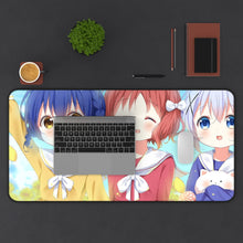 Load image into Gallery viewer, Is The Order A Rabbit? Mouse Pad (Desk Mat) With Laptop
