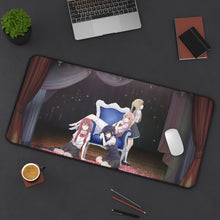Load image into Gallery viewer, Kuzu No Honkai Hanabi Yasuraoka, Sanae Ebato, Akane Minagawa, Noriko Kamomebata Mouse Pad (Desk Mat) On Desk
