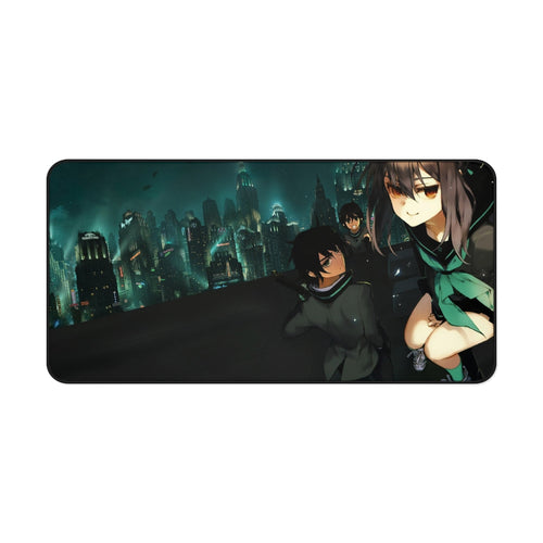 Shinoa, Yu & Yoichi At The Roof Mouse Pad (Desk Mat)