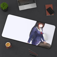 Load image into Gallery viewer, Saekano: How To Raise A Boring Girlfriend Mouse Pad (Desk Mat) On Desk

