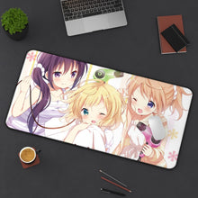 Load image into Gallery viewer, Is The Order A Rabbit? Mouse Pad (Desk Mat) On Desk
