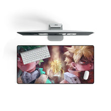 Load image into Gallery viewer, My Hero Academia Izuku Midoriya, Katsuki Bakugou, All Might Mouse Pad (Desk Mat) On Desk
