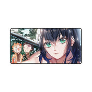 Inosuke Hashibira, Unmasked, Kimetsu no Yaiba, Mouse Pad (Desk Mat)
