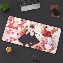 Load image into Gallery viewer, Is The Order A Rabbit? Mouse Pad (Desk Mat) On Desk
