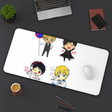 Load image into Gallery viewer, Durarara!! Izaya Orihara, Shizuo Heiwajima Mouse Pad (Desk Mat) On Desk
