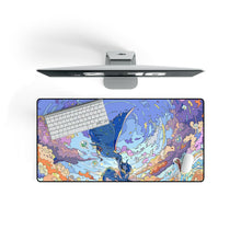 Load image into Gallery viewer, Meeting a bird in the clouds Mouse Pad (Desk Mat) On Desk
