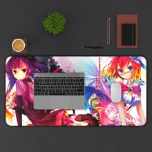 Load image into Gallery viewer, Zell and Stephanie Mouse Pad (Desk Mat) With Laptop
