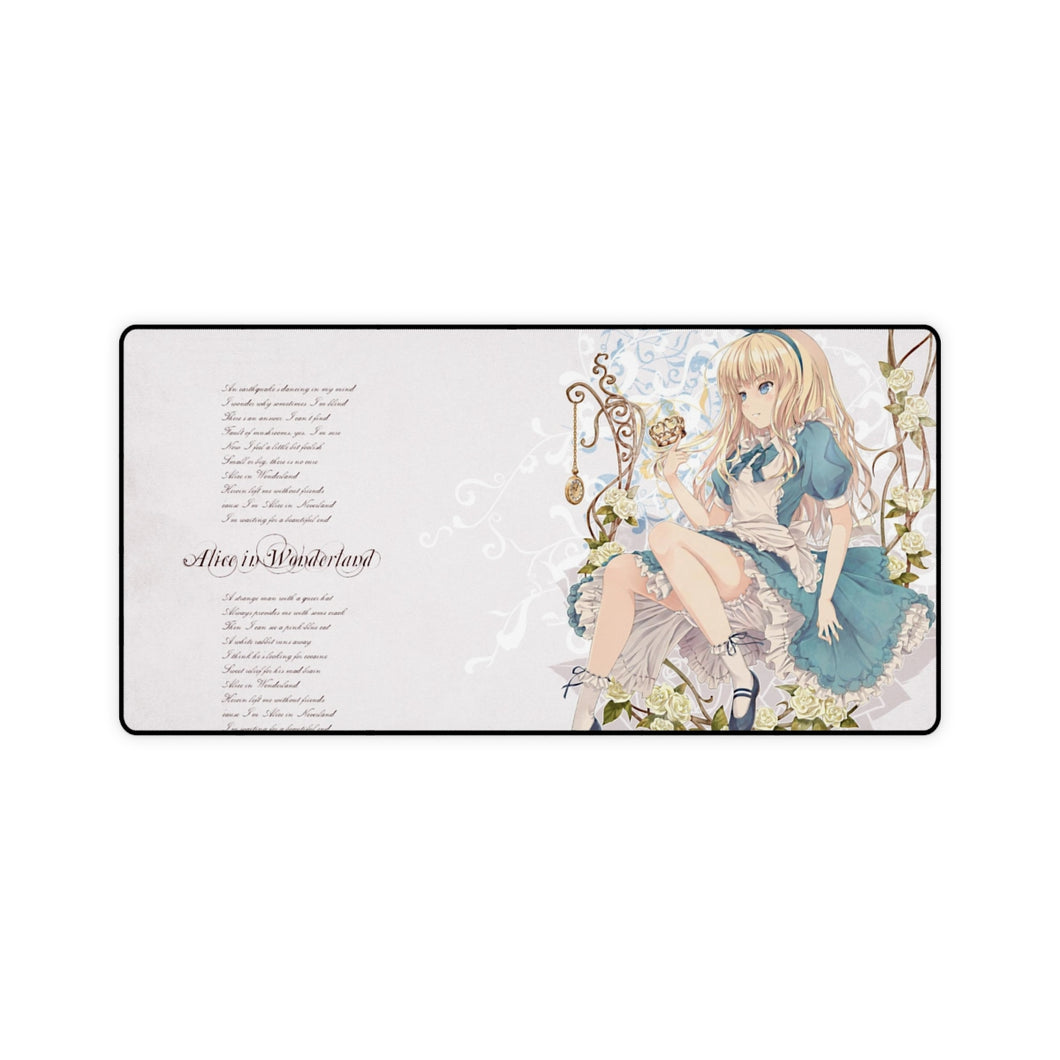 Anime Alice In Wonderland Mouse Pad (Desk Mat)