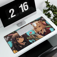 Load image into Gallery viewer, Lycoris Recoil Takina Inoue, Chisato Nishikigi Mouse Pad (Desk Mat) With Laptop
