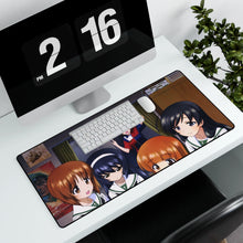 Load image into Gallery viewer, Girls und Panzer Mouse Pad (Desk Mat) With Laptop
