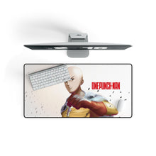 Load image into Gallery viewer, Anime One-Punch Man Mouse Pad (Desk Mat) On Desk
