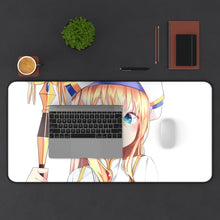 Load image into Gallery viewer, Goblin Slayer Goblin Slayer, Priestess Mouse Pad (Desk Mat) With Laptop
