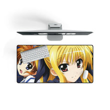 Load image into Gallery viewer, Magical Girl Lyrical Nanoha Mouse Pad (Desk Mat) On Desk
