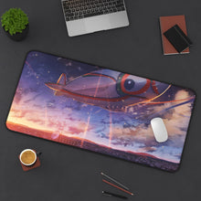 Load image into Gallery viewer, In a future city ! Mouse Pad (Desk Mat) On Desk
