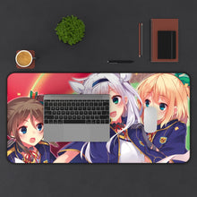 Load image into Gallery viewer, Rokudenashi Majutsu Koushi To Akashic Records Sistine Fibel, Rumia Tingel Mouse Pad (Desk Mat) With Laptop
