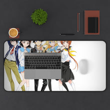 Load image into Gallery viewer, Nisekoi Chitoge Kirisaki, Kosaki Onodera, Seishirou Tsugumi, Marika Tachibana Mouse Pad (Desk Mat) With Laptop
