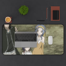 Load image into Gallery viewer, Fairy Tail Wendy Marvell, Charles, Gajeel Redfox Mouse Pad (Desk Mat) With Laptop
