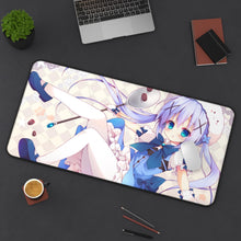 Load image into Gallery viewer, Is The Order A Rabbit? Mouse Pad (Desk Mat) On Desk
