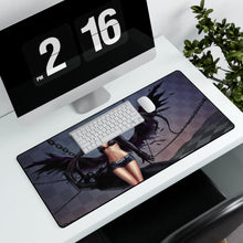Load image into Gallery viewer, Dark Anime Angel Mouse Pad (Desk Mat)
