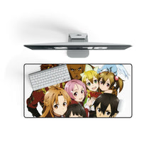 Load image into Gallery viewer, Sword Art Online Asuna Yuuki, Yui Mouse Pad (Desk Mat) On Desk
