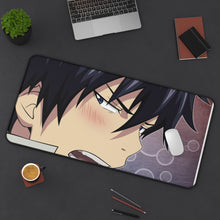Load image into Gallery viewer, Rin Okumura Mouse Pad (Desk Mat) On Desk
