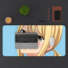 Load image into Gallery viewer, Fairy Tail Lucy Heartfilia Mouse Pad (Desk Mat) With Laptop
