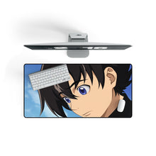 Load image into Gallery viewer, Mirai Nikki Yukiteru Amano Mouse Pad (Desk Mat) On Desk
