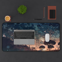 Load image into Gallery viewer, Anime Landscape Mouse Pad (Desk Mat) With Laptop
