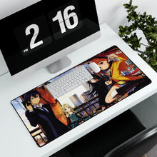 Load image into Gallery viewer, Black Bullet Mouse Pad (Desk Mat) With Laptop
