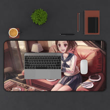 Load image into Gallery viewer, Mayaka Ibara Eating Mouse Pad (Desk Mat) With Laptop
