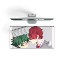 Load image into Gallery viewer, My Hero Academia Izuku Midoriya Mouse Pad (Desk Mat) On Desk
