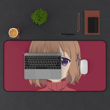 Load image into Gallery viewer, Blend S Mafuyu Hoshikawa Mouse Pad (Desk Mat) With Laptop
