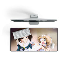 Load image into Gallery viewer, Girls und Panzer Mouse Pad (Desk Mat) On Desk
