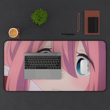 Load image into Gallery viewer, Laid-Back Camp by Mouse Pad (Desk Mat) With Laptop

