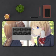 Load image into Gallery viewer, Anime Girl Mouse Pad (Desk Mat) With Laptop
