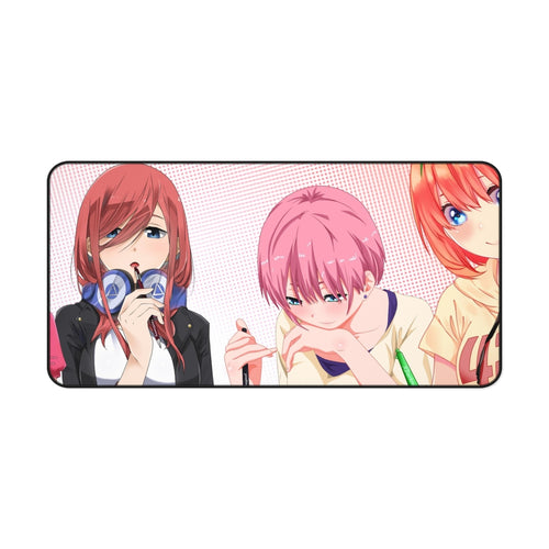 The Quintessential Quintuplets Miku Nakano, Itsuki Nakano, Nino Nakano, Yotsuba Nakano, Ichika Nakano Mouse Pad (Desk Mat)