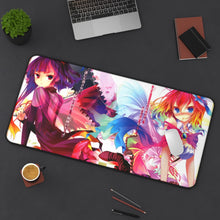 Load image into Gallery viewer, Zell and Stephanie Mouse Pad (Desk Mat) On Desk
