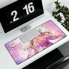 Load image into Gallery viewer, Anime Girl Mouse Pad (Desk Mat) With Laptop
