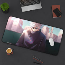 Load image into Gallery viewer, Satoru Gojo Mouse Pad (Desk Mat) Background
